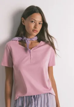 women'secret tricou din bumbac culoarea roz, 3272295 imagine