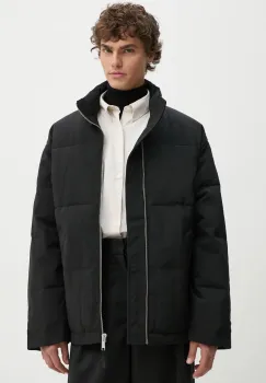 Won Hundred geaca barbati, culoarea negru, de iarna, oversize, 3196-13041 imagine