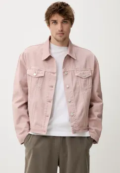 Won Hundred geaca din denim culoarea portocaliu, de tranzitie, oversize, 3567-13055 imagine
