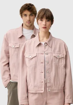 Won Hundred geaca din denim culoarea portocaliu, de tranzitie, oversize, 3567-13055 imagine