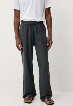 Won Hundred pantaloni de bumbac culoarea gri, cu fason cargo, 3562-14234 imagine
