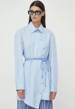 Won Hundred rochie din bumbac mini, drept imagine