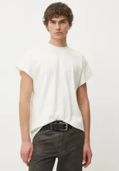 Won Hundred tricou din bumbac barbati, culoarea bej, neted, 3587-12071 imagine