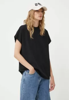 Won Hundred tricou din bumbac femei, culoarea negru, 3103-12071 imagine