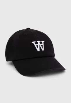 Wood Wood sapca de baseball din bumbac Eli Embroidery culoarea negru, cu imprimeu, 10000805.7083 imagine