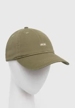 Wood Wood sapca de baseball din bumbac Low Profile culoarea verde, neted imagine