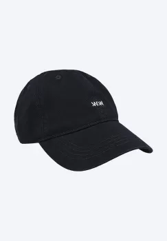 Wood Wood sapca de baseball din bumbac Low profile twill cap culoarea albastru marin, uni 12110804.7083-OFFWHITE imagine
