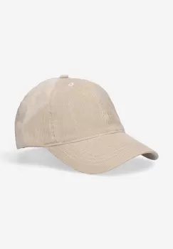 Wood Wood sapca de baseball din catifea Low profile corduroy cap culoarea bej, uni 12130810.9016-WARMBEIGE imagine