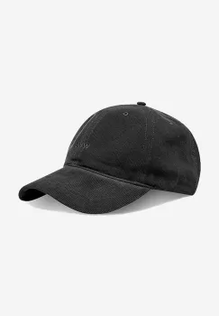 Wood Wood sapca de baseball din catifea Low profile corduroy cap culoarea negru, uni 12130810.9016-WARMBEIGE imagine