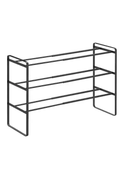 Yamazaki suport de pantofi extensibil Frame culoarea negru imagine