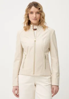 Young Poets Society geaca biker de piele Emma imagine