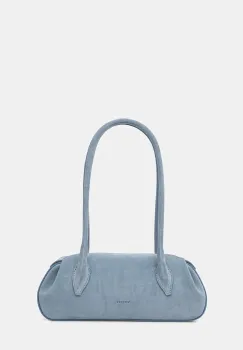 Yuzefi geanta baguette pentru femei, din piele intoarsa OYSTER SHOULDER BAG MINI imagine