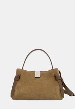 Yuzefi geanta crossbody pentru femei din piele intoarsa GYOZA MINI imagine