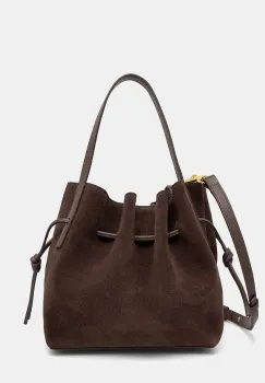 Yuzefi geanta crossbody pentru femei din piele MINI SCALLOP imagine