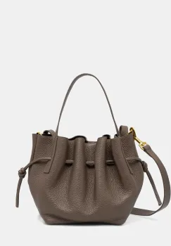 Yuzefi geanta crossbody pentru femei din piele MINI SCALLOP imagine