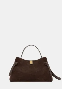 Yuzefi geanta de mana din piele intoarsa GYOZA imagine