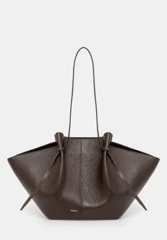 Yuzefi geanta de piele LARGE MOCHI culoarea maro, YUZCO-HB-LM-L038 imagine