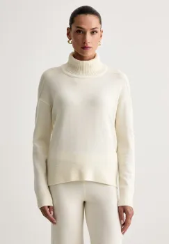 Yuzefi pulover cu guler inalt de dama din lana merino AREN imagine