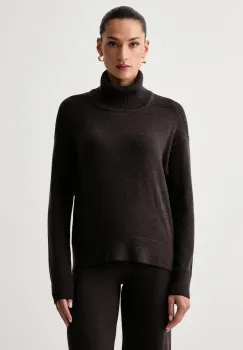 Yuzefi pulover cu guler inalt de dama din lana merino AREN imagine