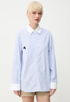 ZADIG&VOLTAIRE camasa din bumbac femei, cu guler clasic, relaxed, WWSH02165 imagine