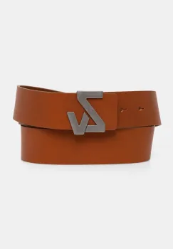 ZADIG&VOLTAIRE curea de piele barbati, culoarea maro, LMBT00001 imagine