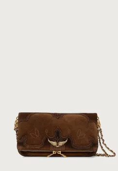 Zadig&Voltaire  geanta crossbody pentru femei din piele intoarsa imagine