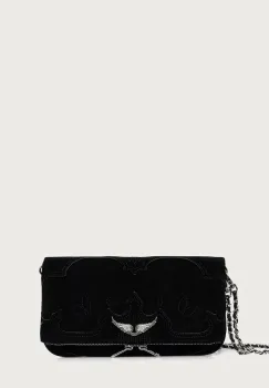 Zadig&Voltaire  geanta crossbody pentru femei din piele intoarsa imagine