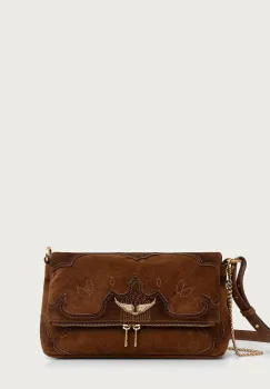 Zadig&Voltaire  geanta crossbody pentru femei din piele intoarsa ROCKY imagine