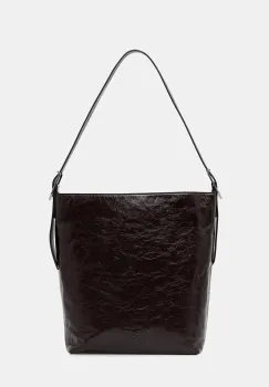 ZADIG&VOLTAIRE geanta de piele JANE HOBO VINTAGE PATENT imagine