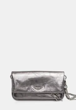 ZADIG&VOLTAIRE geanta de piele ROCK NANO VINTAGE METAL imagine