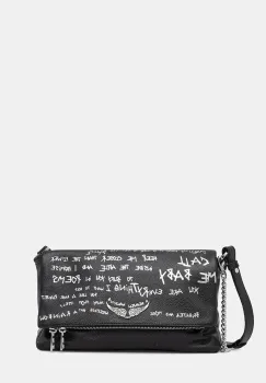 ZADIG&VOLTAIRE geanta de piele ROCKY II GRAFFITI imagine