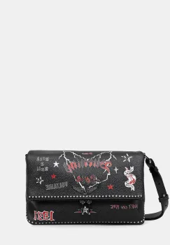 ZADIG&VOLTAIRE geanta de piele ROCKY II GRAINED LEATHER PUNK imagine