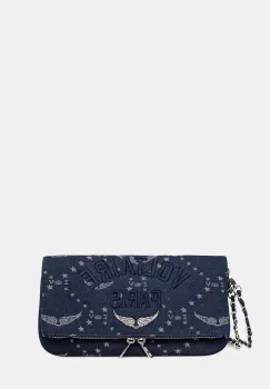 ZADIG&VOLTAIRE geanta ROCK DENIM MONOGRAM imagine