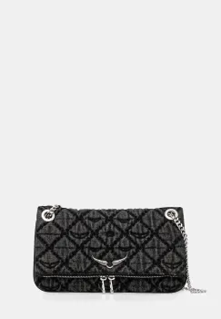 ZADIG&VOLTAIRE geanta ROCK II DENIM MONOGRAM imagine