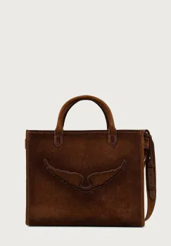 Zadig&Voltaire  geanta shopper pentru femei din piele intoarsa ANGEL imagine