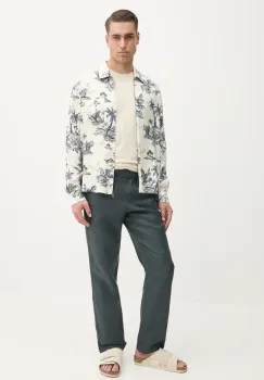 ZADIG&VOLTAIRE pantaloni din in barbati, culoarea gri, WMPA01208 imagine