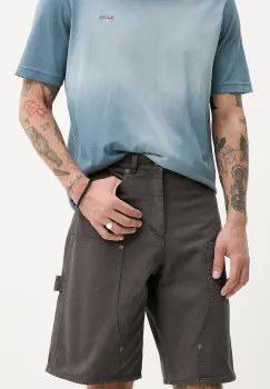 ZADIG&VOLTAIRE pantaloni scurti barbati, culoarea maro, WMBS01064 imagine