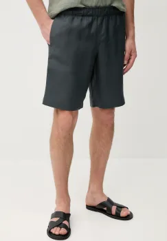 ZADIG&VOLTAIRE pantaloni scurti din in barbati, culoarea gri, WMBS01061 imagine