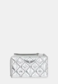 ZADIG&VOLTAIRE portofel de piele culoarea argintiu, LWSG03722 imagine