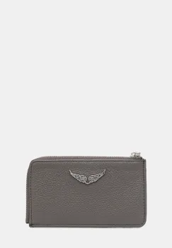 ZADIG&VOLTAIRE portofel de piele femei, culoarea verde, LWSG00011 imagine