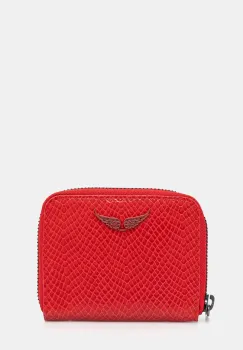 ZADIG&VOLTAIRE portofel femei, culoarea rosu, LWSG01189 imagine