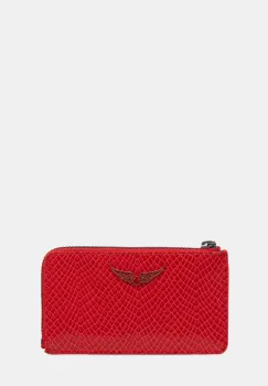 ZADIG&VOLTAIRE portofel femei, culoarea rosu, LWSG01197 imagine