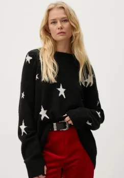 ZADIG&VOLTAIRE pulover de casmir culoarea negru, light, KWSW00066 imagine