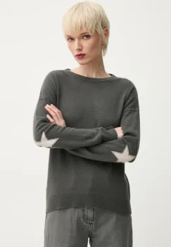 ZADIG&VOLTAIRE pulover de casmir femei, culoarea gri, light, KWSW00064 imagine