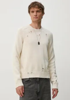 ZADIG&VOLTAIRE pulover de lana barbati, culoarea bej, KMSW00698 imagine