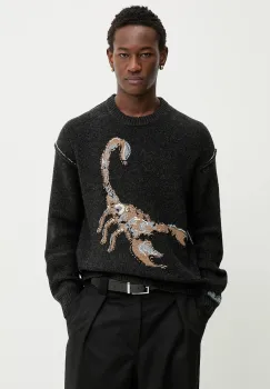 ZADIG&VOLTAIRE pulover de lana culoarea gri, KMSW01781 imagine