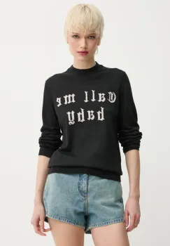 ZADIG&VOLTAIRE pulover de lana femei, culoarea negru, light, KWSW02785 imagine