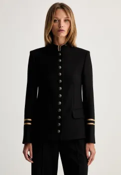 Zadig&Voltaire sacou cu un singur rand de nasturi pentru femei cu vascoza VALLO imagine