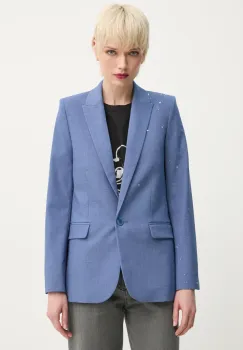 ZADIG&VOLTAIRE sacou un singur rand de nasturi, uni, WWBL01882 imagine
