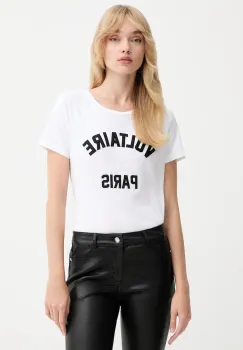 ZADIG&VOLTAIRE tricou din bumbac culoarea alb, JWTS02837 imagine